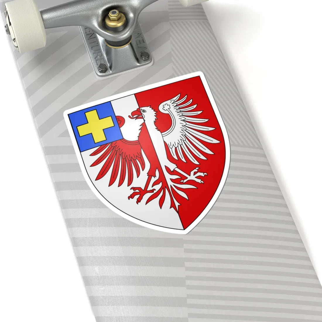 Blason ville ca Sainte-Claire Québec (Canada) (Coat of Arms) STICKER Vinyl Kiss-Cut Decal - The Sticker Space
