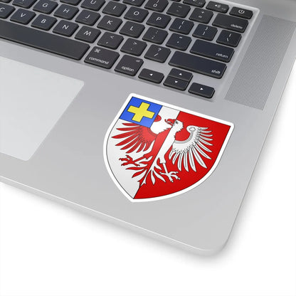Blason ville ca Sainte-Claire Québec (Canada) (Coat of Arms) STICKER Vinyl Kiss-Cut Decal - The Sticker Space