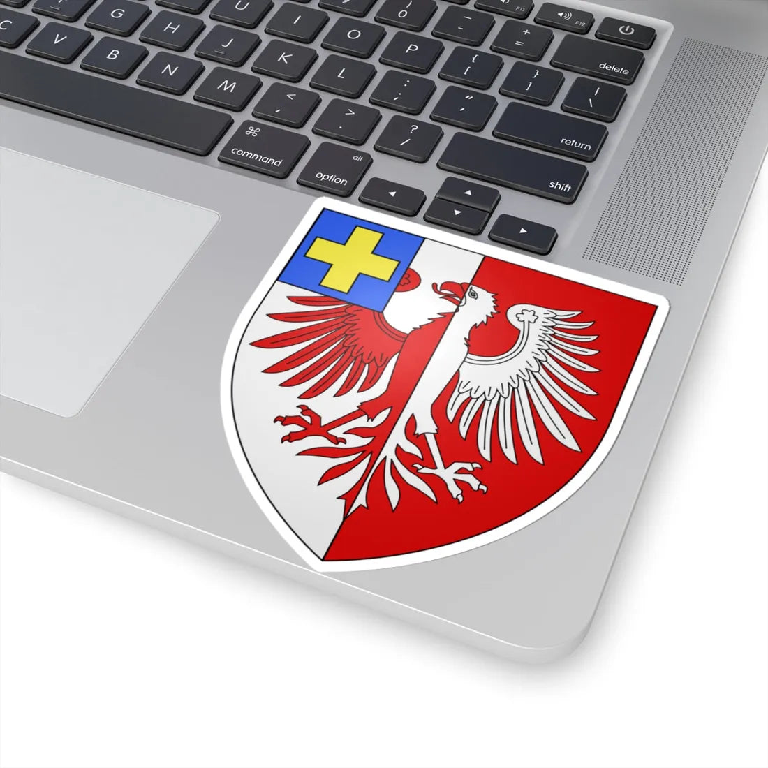Blason ville ca Sainte-Claire Québec (Canada) (Coat of Arms) STICKER Vinyl Kiss-Cut Decal - The Sticker Space