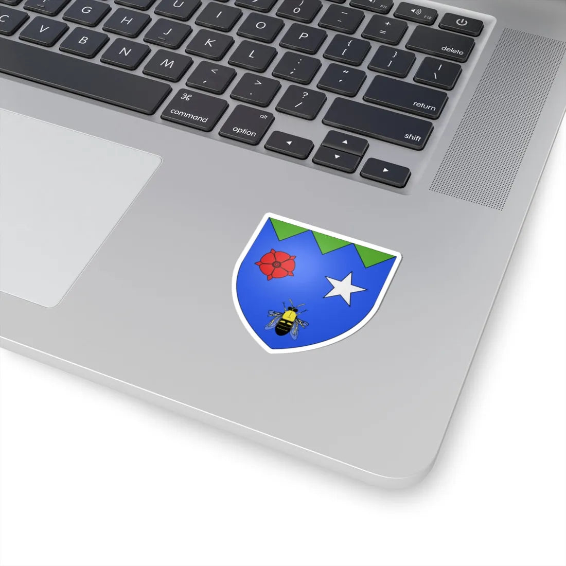 Blason ville ca Sainte-Rose-du-Nord (Canada) (Coat of Arms) STICKER Vinyl Kiss-Cut Decal - The Sticker Space