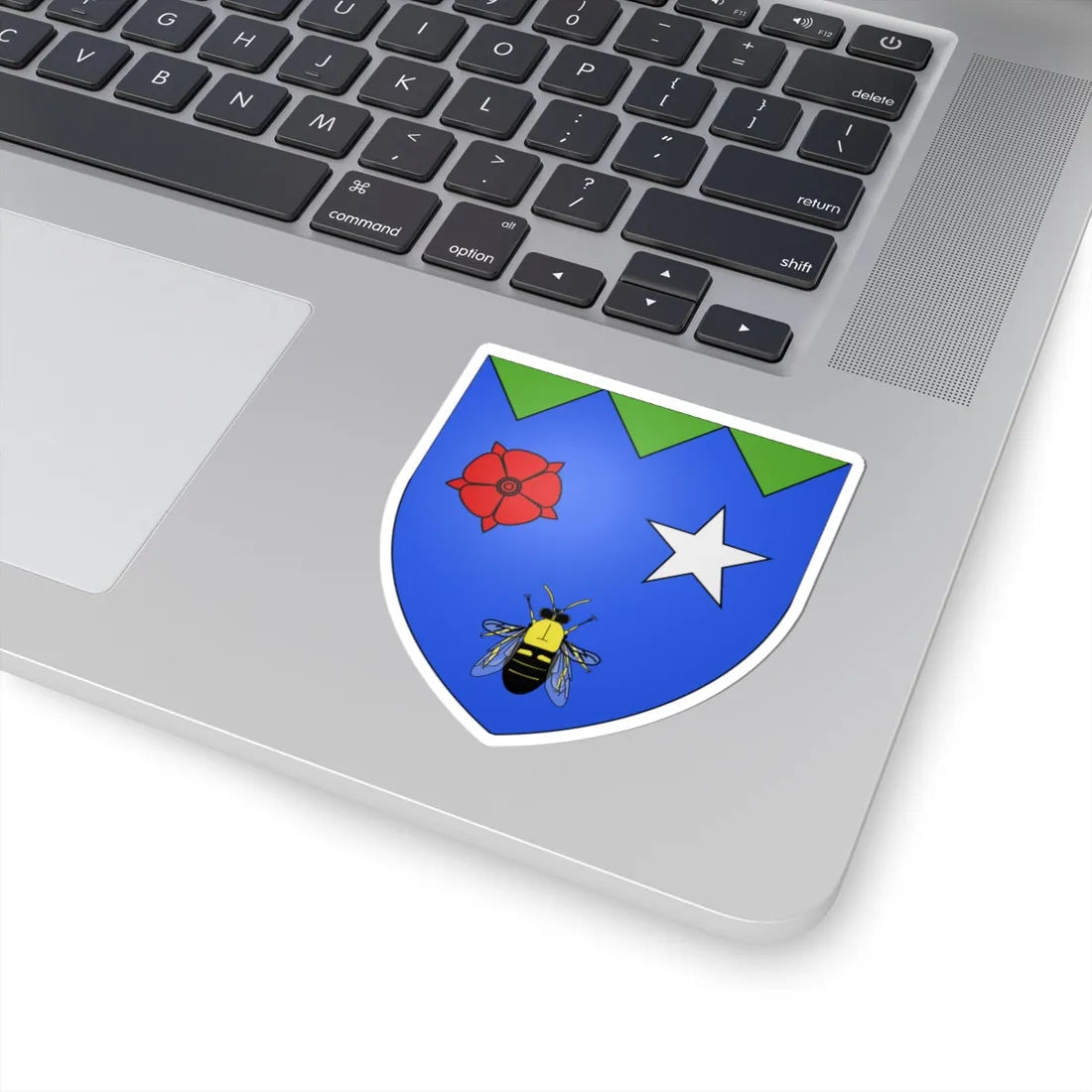 Blason ville ca Sainte-Rose-du-Nord (Canada) (Coat of Arms) STICKER Vinyl Kiss-Cut Decal - The Sticker Space