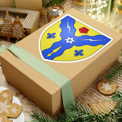 Blason ville ca Sherbrooke Québec (Canada) (Coat of Arms) STICKER Vinyl Kiss-Cut Decal - The Sticker Space