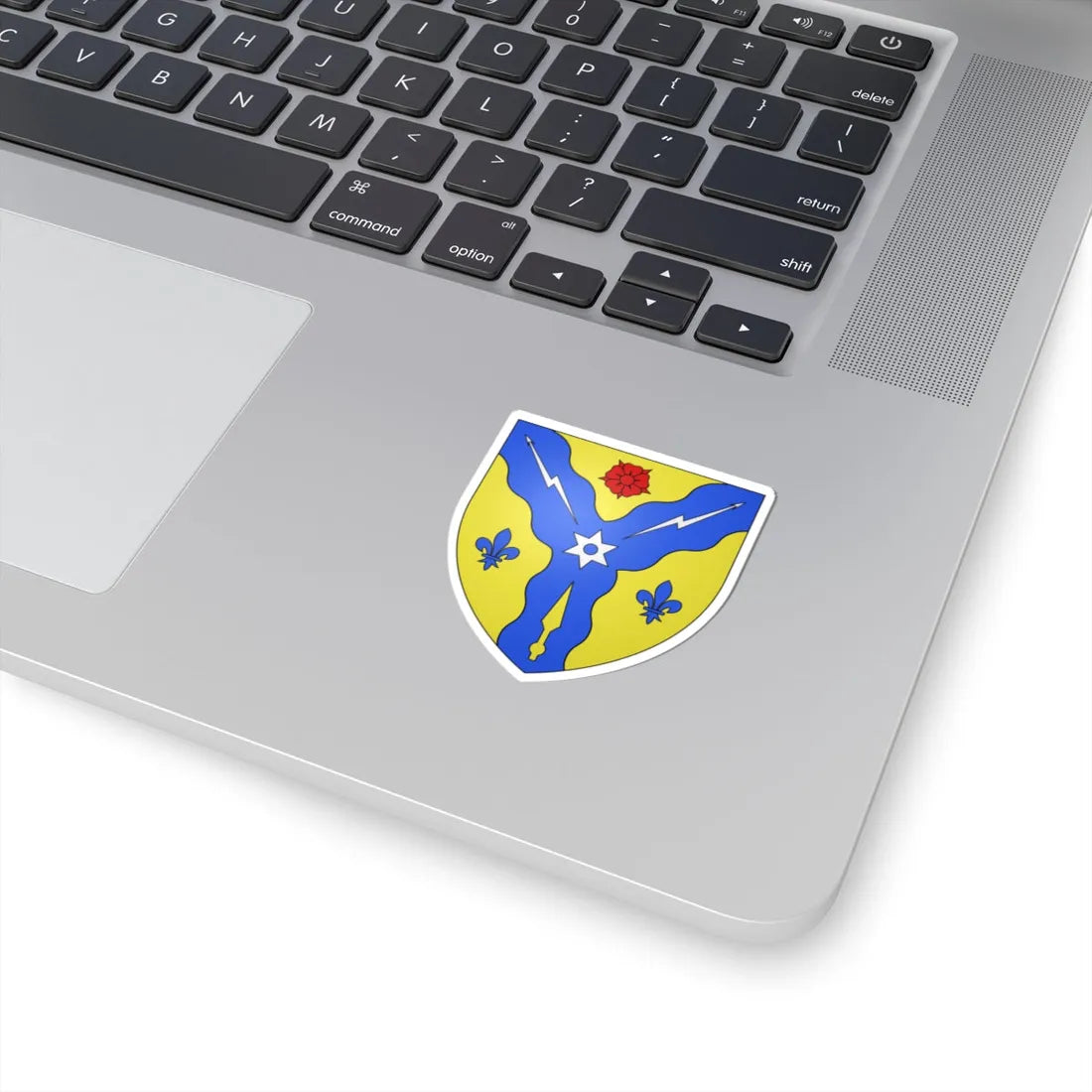 Blason ville ca Sherbrooke Québec (Canada) (Coat of Arms) STICKER Vinyl Kiss-Cut Decal - The Sticker Space