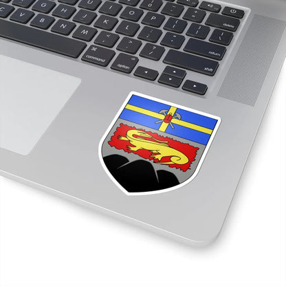 Blason ville ca Thetford Mines Québec (Canada) (Coat of Arms) STICKER Vinyl Kiss-Cut Decal - The Sticker Space