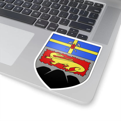 Blason ville ca Thetford Mines Québec (Canada) (Coat of Arms) STICKER Vinyl Kiss-Cut Decal - The Sticker Space