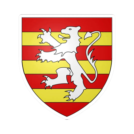 Blason ville ca Thurso Québec (Canada) (Coat of Arms) STICKER Vinyl Kiss-Cut Decal 2 Inch White - The Sticker Space