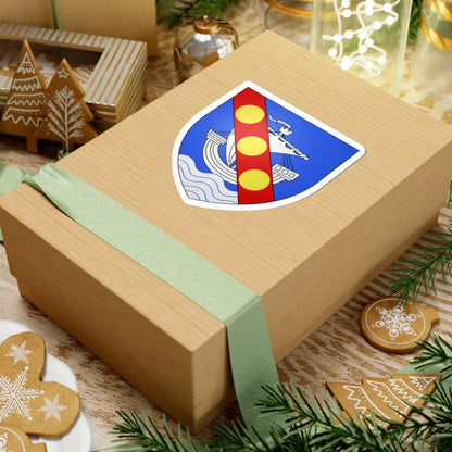 Blason ville ca Trois Pistoles Québec (Canada) (Coat of Arms) STICKER Vinyl Kiss-Cut Decal - The Sticker Space