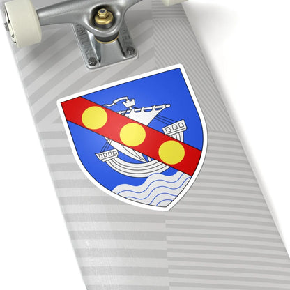 Blason ville ca Trois Pistoles Québec (Canada) (Coat of Arms) STICKER Vinyl Kiss-Cut Decal - The Sticker Space