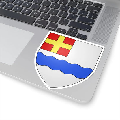 Blason ville ca Varennes (Canada) (Coat of Arms) STICKER Vinyl Kiss-Cut Decal - The Sticker Space