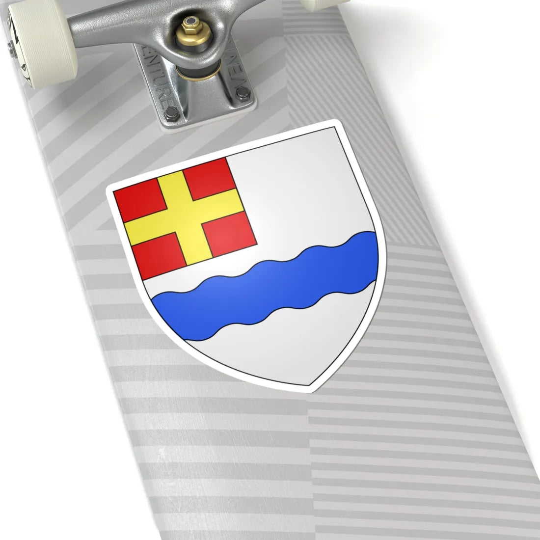 Blason ville ca Varennes (Canada) (Coat of Arms) STICKER Vinyl Kiss-Cut Decal - The Sticker Space