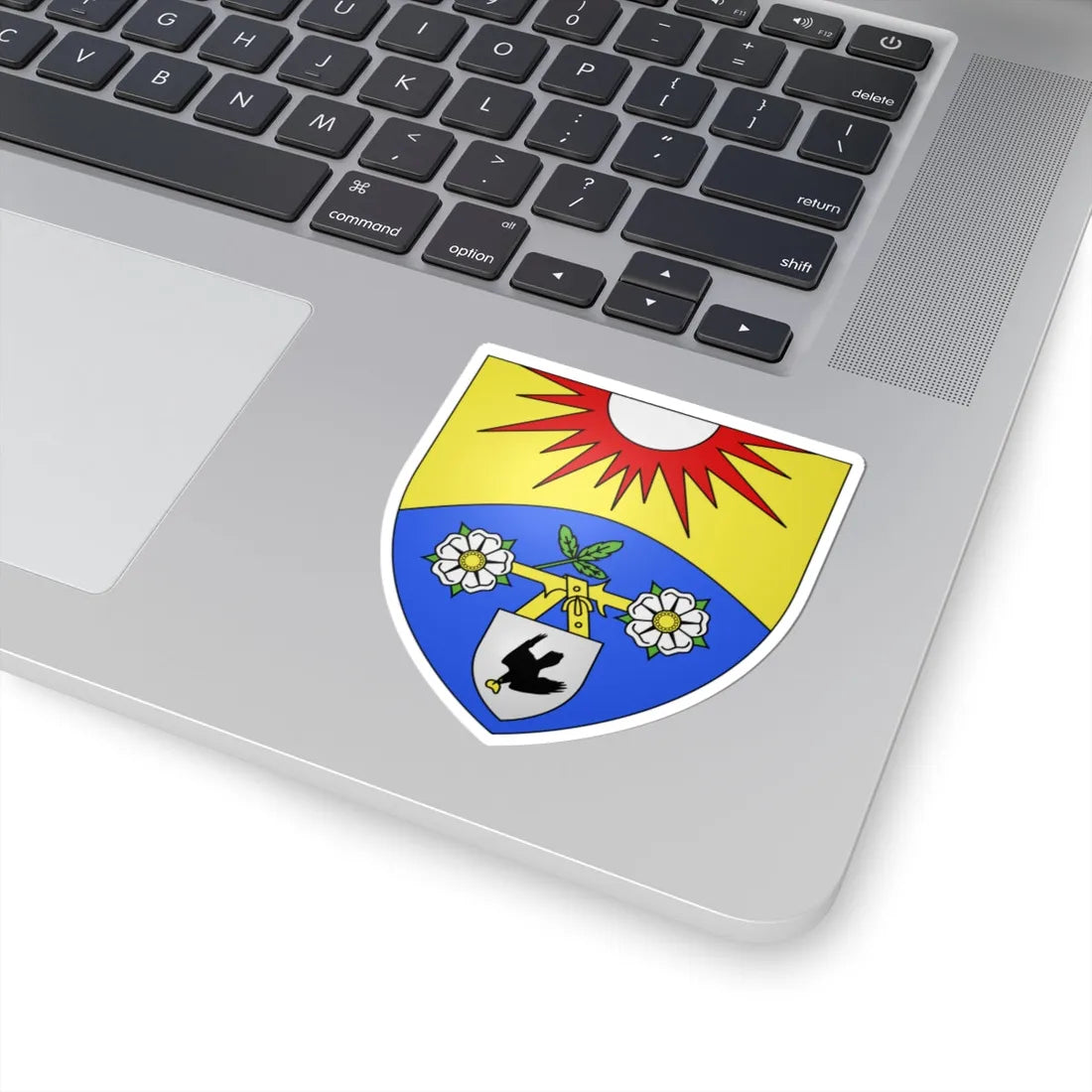 Blason ville ca Westmount (Canada) (Coat of Arms) STICKER Vinyl Kiss-Cut Decal - The Sticker Space