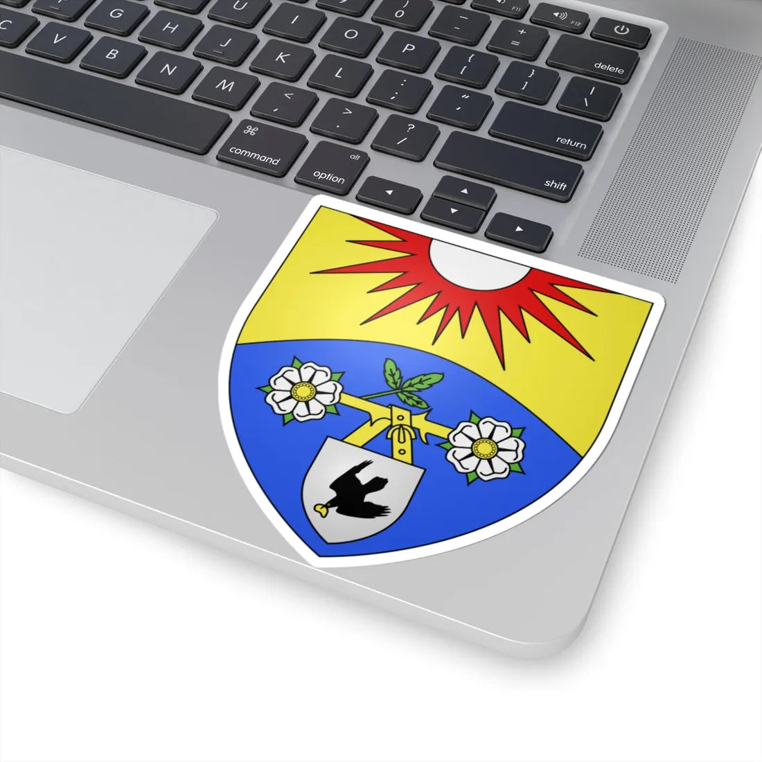 Blason ville ca Westmount (Canada) (Coat of Arms) STICKER Vinyl Kiss-Cut Decal - The Sticker Space