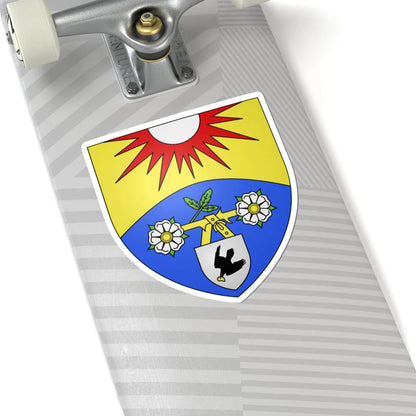 Blason ville ca Westmount (Canada) (Coat of Arms) STICKER Vinyl Kiss-Cut Decal - The Sticker Space