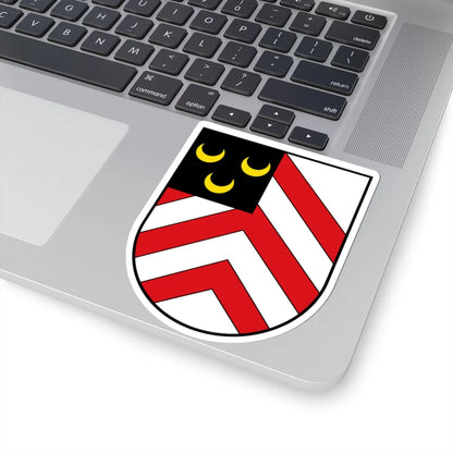 Blason ville de Bliesmengen Bolchen (Germany) (Coat of Arms) STICKER Vinyl Kiss-Cut Decal - The Sticker Space