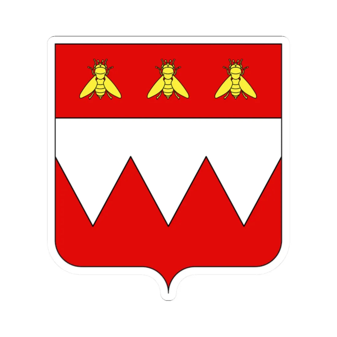 Blason ville fr Cologne-Empire (Germany) (Coat of Arms) STICKER Vinyl Kiss-Cut Decal 2 Inch White - The Sticker Space