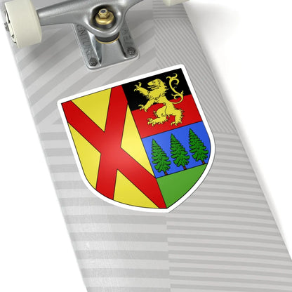 Blason ville It Antey-Saint-Andre AO (Italy) (Coat of Arms) STICKER Vinyl Kiss-Cut Decal - The Sticker Space