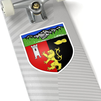 Blason ville It Ayas AO (Italy) (Coat of Arms) STICKER Vinyl Kiss-Cut Decal - The Sticker Space