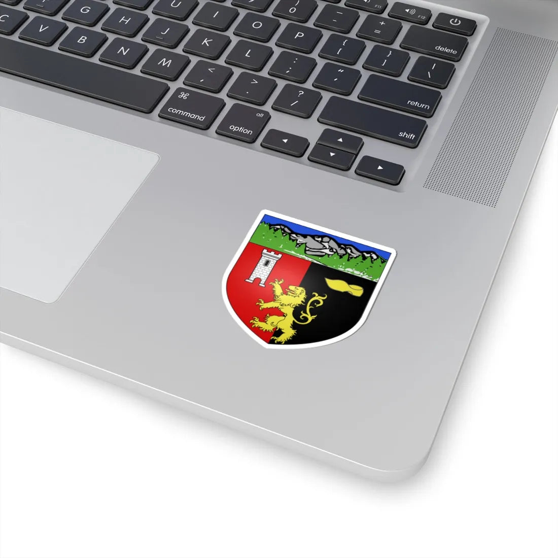 Blason ville It Ayas AO (Italy) (Coat of Arms) STICKER Vinyl Kiss-Cut Decal - The Sticker Space