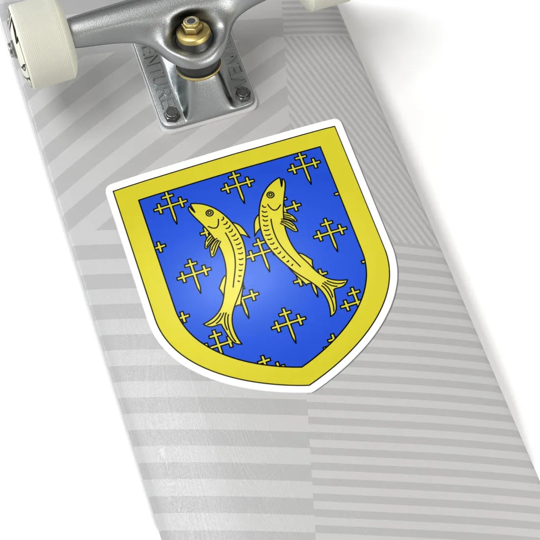 Blason ville It Bard AO (Italy) (Coat of Arms) STICKER Vinyl Kiss-Cut Decal - The Sticker Space