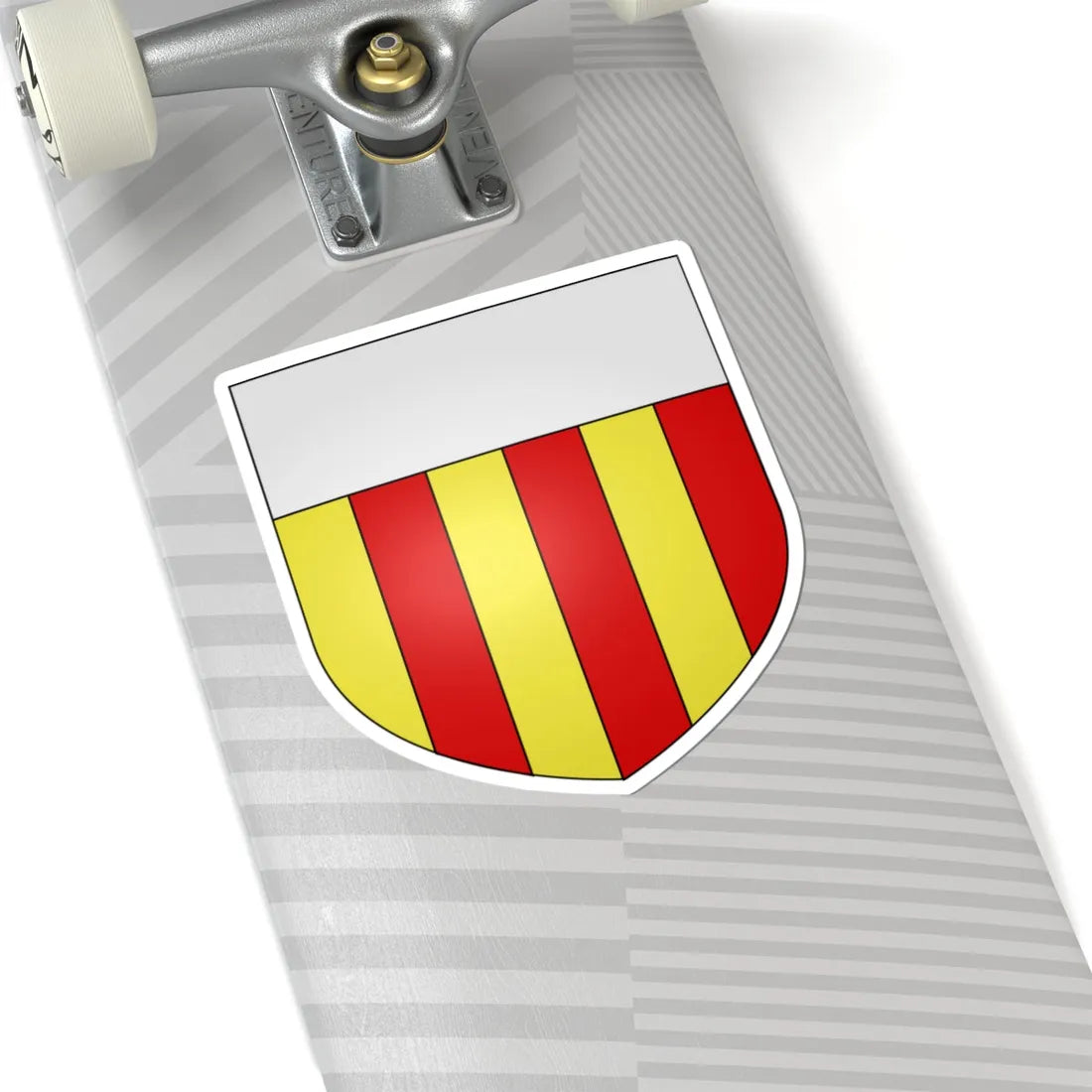 Blason ville It Brissogne AO (Italy) (Coat of Arms) STICKER Vinyl Kiss-Cut Decal - The Sticker Space