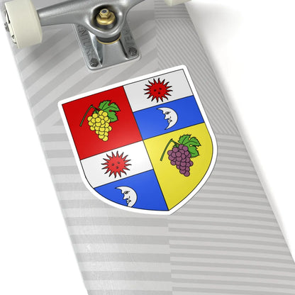 Blason ville It Chambave AO (Italy) (Coat of Arms) STICKER Vinyl Kiss-Cut Decal - The Sticker Space