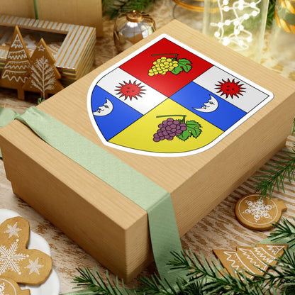 Blason ville It Chambave AO (Italy) (Coat of Arms) STICKER Vinyl Kiss-Cut Decal - The Sticker Space