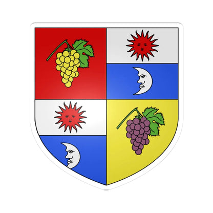 Blason ville It Chambave AO (Italy) (Coat of Arms) STICKER Vinyl Kiss-Cut Decal - The Sticker Space