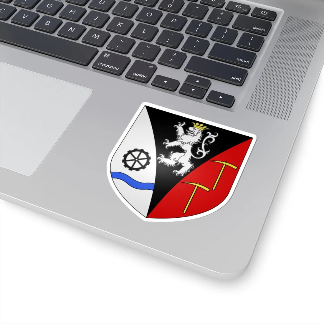 Blason ville It Champdepraz AO (Italy) (Coat of Arms) STICKER Vinyl Kiss-Cut Decal - The Sticker Space