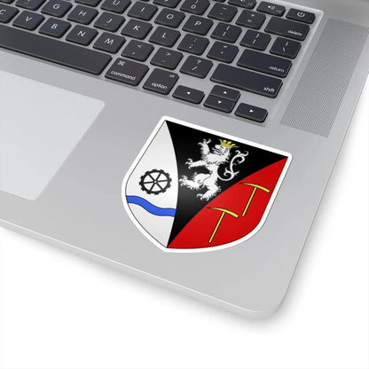 Blason ville It Champdepraz AO (Italy) (Coat of Arms) STICKER Vinyl Kiss-Cut Decal - The Sticker Space