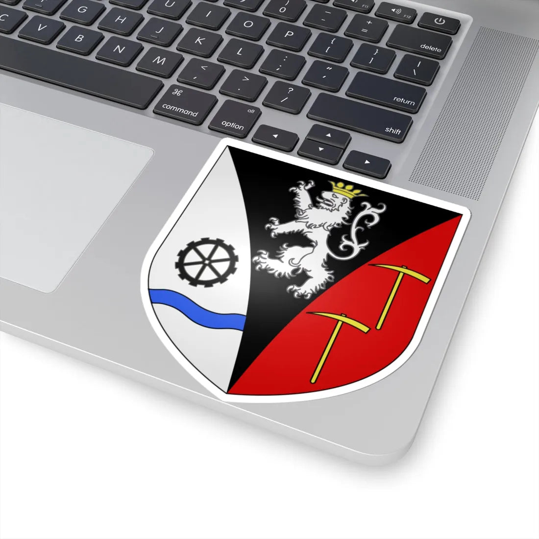 Blason ville It Champdepraz AO (Italy) (Coat of Arms) STICKER Vinyl Kiss-Cut Decal - The Sticker Space