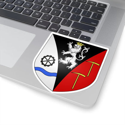 Blason ville It Champdepraz AO (Italy) (Coat of Arms) STICKER Vinyl Kiss-Cut Decal - The Sticker Space