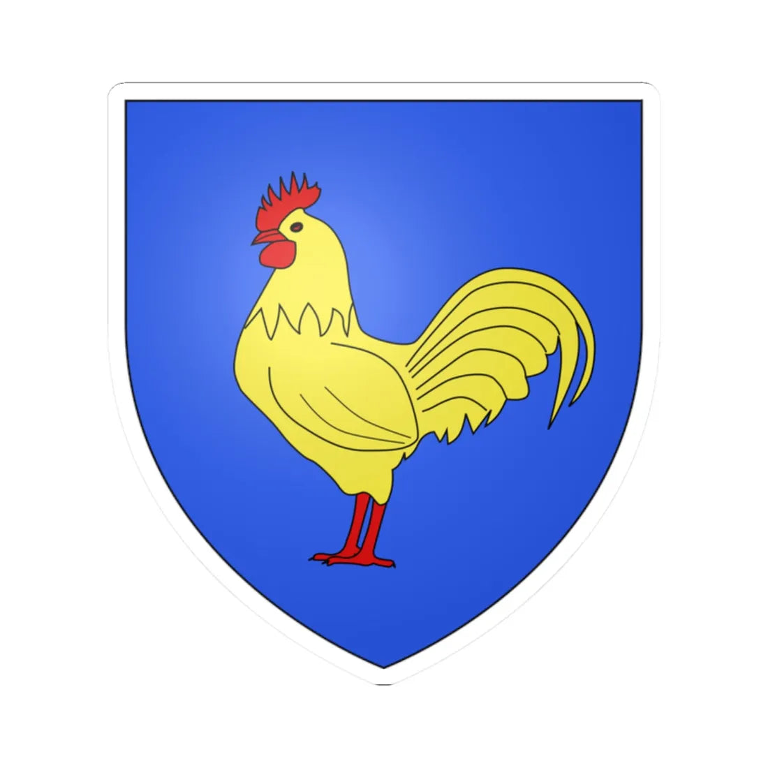 Blason ville It Doues AO (Italy) (Coat of Arms) STICKER Vinyl Kiss-Cut Decal - The Sticker Space