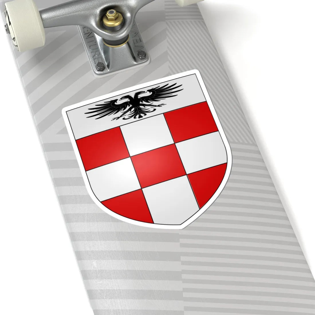 Blason ville It Gignod AO (Italy) (Coat of Arms) STICKER Vinyl Kiss-Cut Decal - The Sticker Space