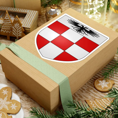 Blason ville It Gignod AO (Italy) (Coat of Arms) STICKER Vinyl Kiss-Cut Decal - The Sticker Space