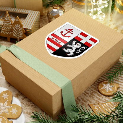 Blason ville It Gressoney-La-Trinité AO (Italy) (Coat of Arms) STICKER Vinyl Kiss-Cut Decal - The Sticker Space