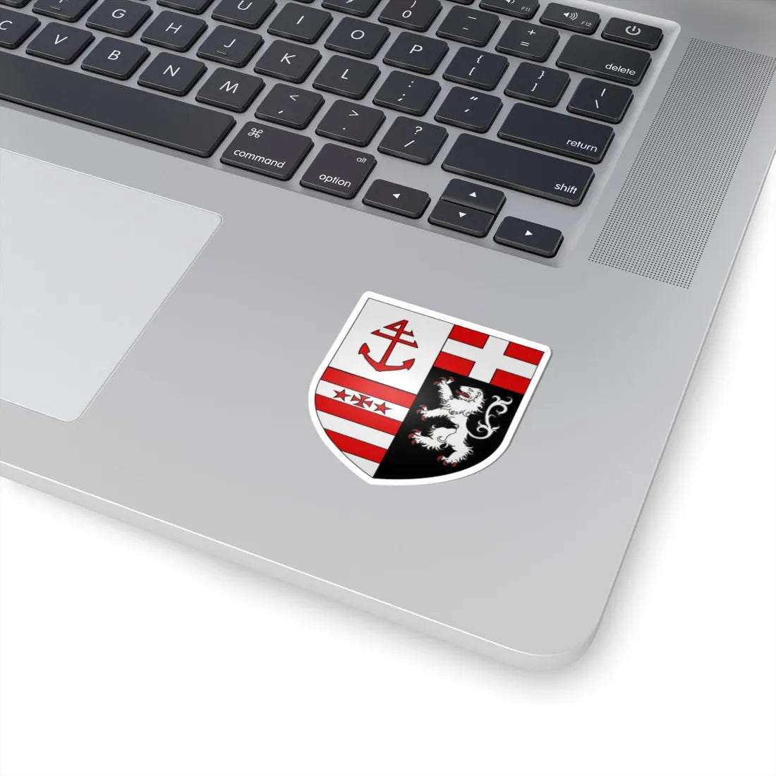 Blason ville It Gressoney-La-Trinité AO (Italy) (Coat of Arms) STICKER Vinyl Kiss-Cut Decal - The Sticker Space