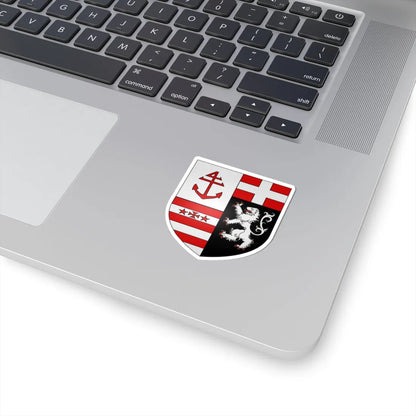 Blason ville It Gressoney-La-Trinité AO (Italy) (Coat of Arms) STICKER Vinyl Kiss-Cut Decal - The Sticker Space