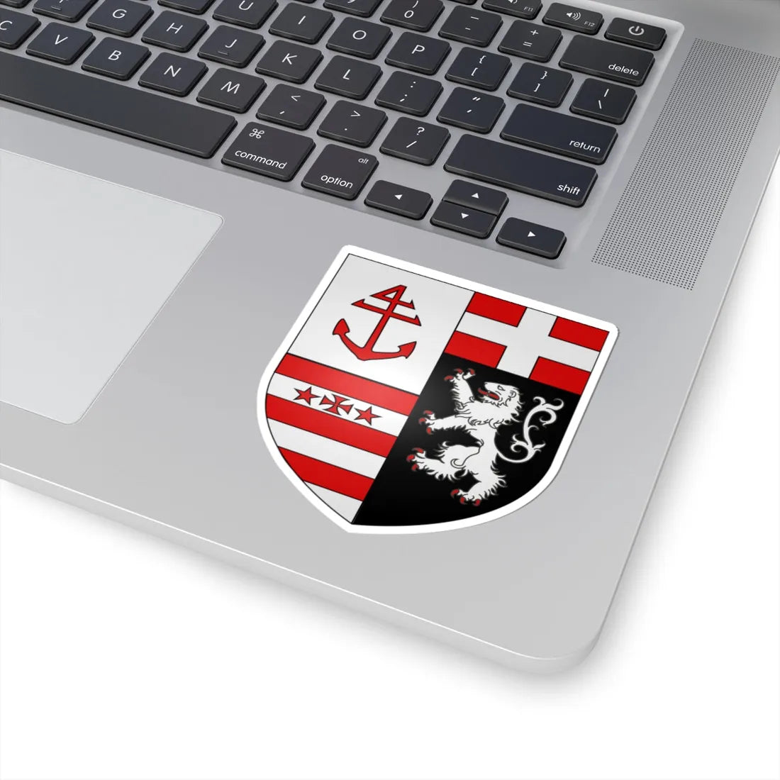 Blason ville It Gressoney-La-Trinité AO (Italy) (Coat of Arms) STICKER Vinyl Kiss-Cut Decal - The Sticker Space