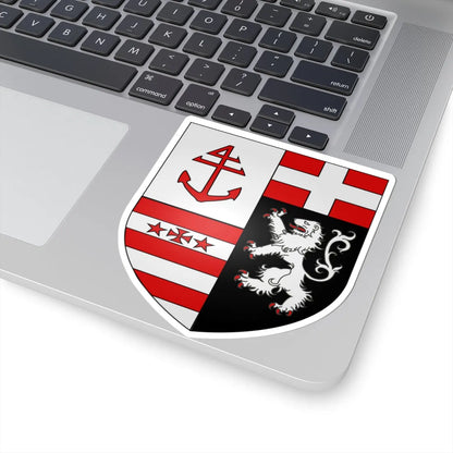 Blason ville It Gressoney-La-Trinité AO (Italy) (Coat of Arms) STICKER Vinyl Kiss-Cut Decal - The Sticker Space