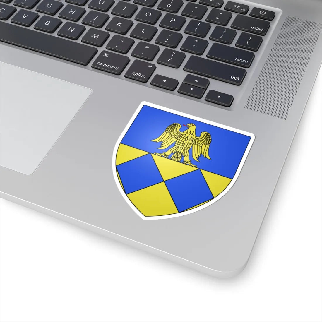 Blason ville It La Magdeleine AO (Italy) (Coat of Arms) STICKER Vinyl Kiss-Cut Decal - The Sticker Space