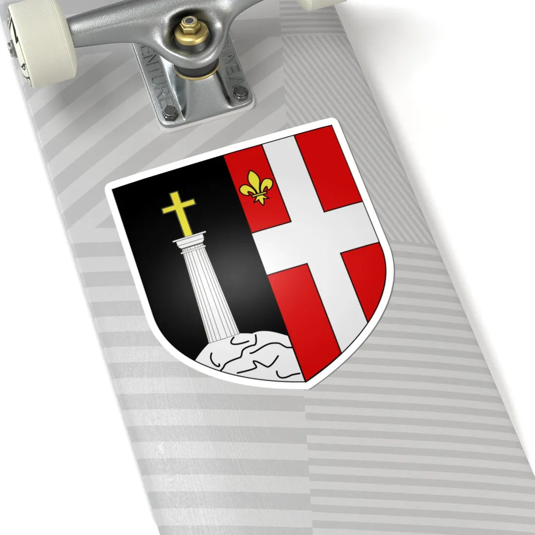 Blason ville It La Thuile AO (Italy) (Coat of Arms) STICKER Vinyl Kiss-Cut Decal - The Sticker Space