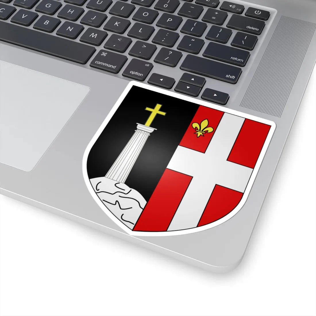 Blason ville It La Thuile AO (Italy) (Coat of Arms) STICKER Vinyl Kiss-Cut Decal - The Sticker Space