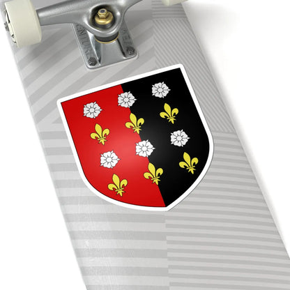 Blason ville it Nus Vallée dAoste (Italy) (Coat of Arms) STICKER Vinyl Kiss-Cut Decal - The Sticker Space