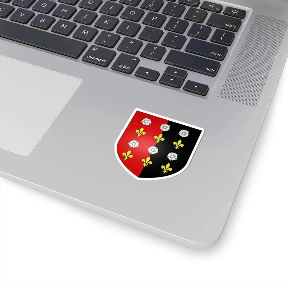 Blason ville it Nus Vallée dAoste (Italy) (Coat of Arms) STICKER Vinyl Kiss-Cut Decal - The Sticker Space