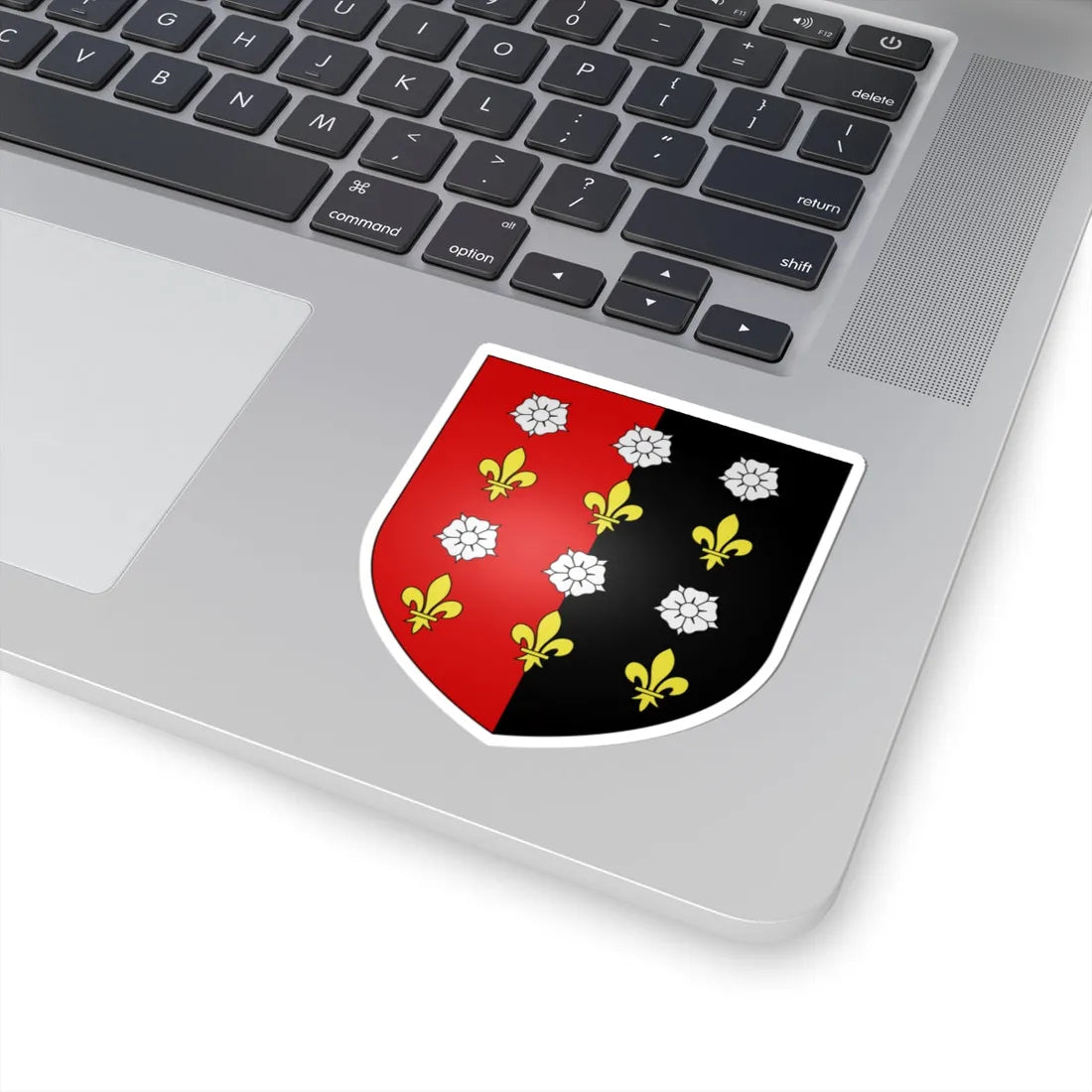 Blason ville it Nus Vallée dAoste (Italy) (Coat of Arms) STICKER Vinyl Kiss-Cut Decal - The Sticker Space