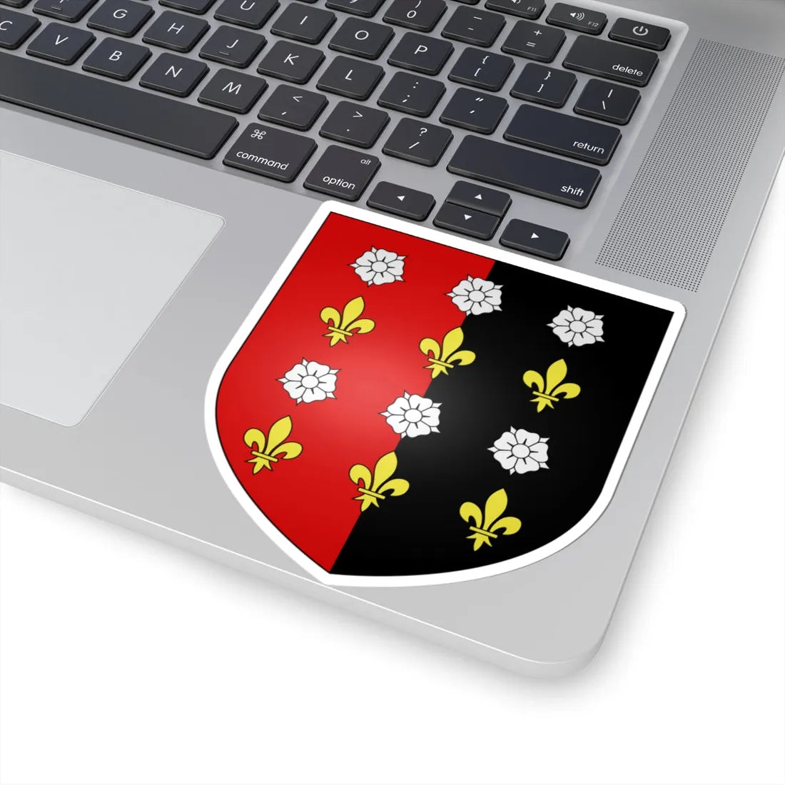 Blason ville it Nus Vallée dAoste (Italy) (Coat of Arms) STICKER Vinyl Kiss-Cut Decal - The Sticker Space