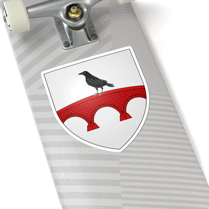 Blason ville it Pontecorvo (Italy) (Coat of Arms) STICKER Vinyl Kiss-Cut Decal - The Sticker Space