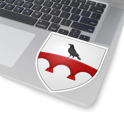 Blason ville it Pontecorvo (Italy) (Coat of Arms) STICKER Vinyl Kiss-Cut Decal - The Sticker Space