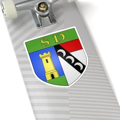 Blason ville It Saint-Denis AO (Italy) (Coat of Arms) STICKER Vinyl Kiss-Cut Decal - The Sticker Space