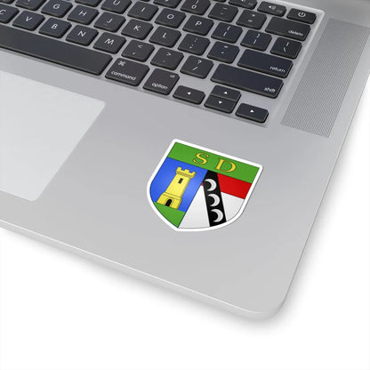 Blason ville It Saint-Denis AO (Italy) (Coat of Arms) STICKER Vinyl Kiss-Cut Decal - The Sticker Space